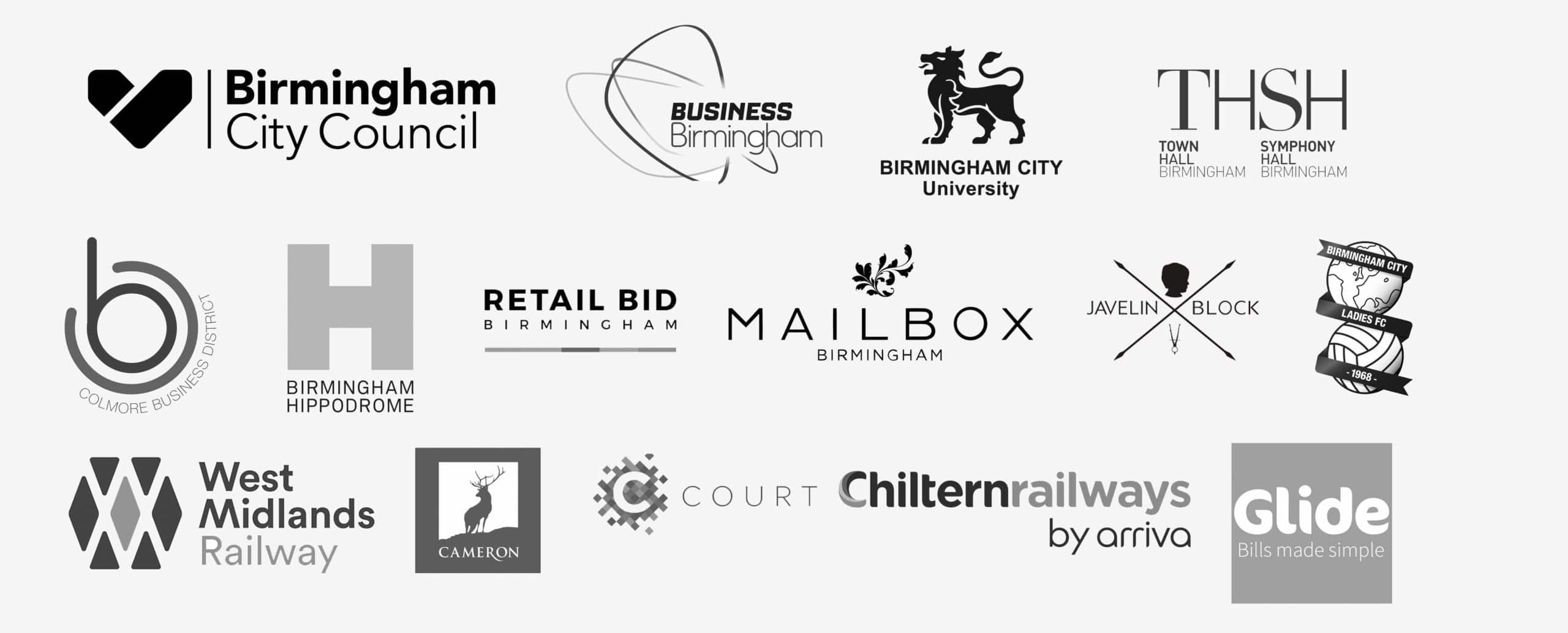 Birmingham Business Logo Page by Vermillion Films Video Production Company Birmingham