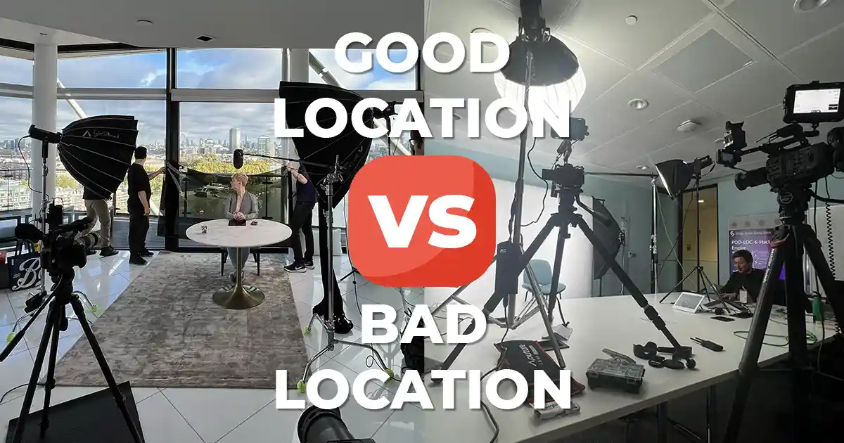 Guide to choosing a corporate video location by Vermillion Films Corporate Video Production Company in Birmingham