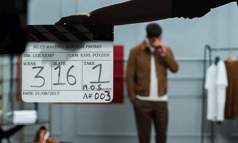 About Vermillion Films Video Production Birmingham - clapperboard scene 3