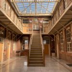 Vermillion Films Video Production Company offices. Historic atrium in the Pinworks at Newhall Court in Birmingham